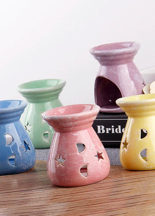 Vela horno de aromaterapia lámpara de aromaterapia horno de aceite esencial quemador romántico para el hogar decoración del hogar