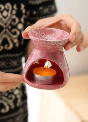 Vela horno de aromaterapia lámpara de aromaterapia horno de aceite esencial quemador romántico para el hogar decoración del hogar