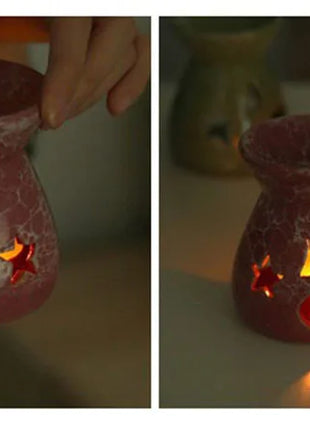 Vela horno de aromaterapia lámpara de aromaterapia horno de aceite esencial quemador romántico para el hogar decoración del hogar