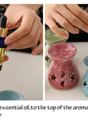 Vela horno de aromaterapia lámpara de aromaterapia horno de aceite esencial quemador romántico para el hogar decoración del hogar