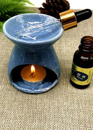 Vela horno de aromaterapia lámpara de aromaterapia horno de aceite esencial quemador romántico para el hogar decoración del hogar