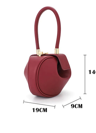 Bolso de mano con bola redonda para mujer, bolso de bolos de diseñador de marca, Mini bolsos de hombro de cuero PU, bolso de lujo para mujer, bolso para axila a la moda