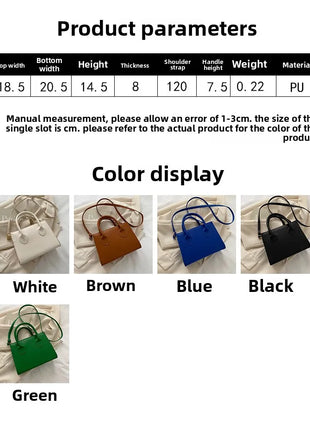 Elegante bolso negro con asas dobles, bolso cruzado elegante, bolso pequeño retro y elegante para mujeres y niñas, uso diario, trabajo, fiesta