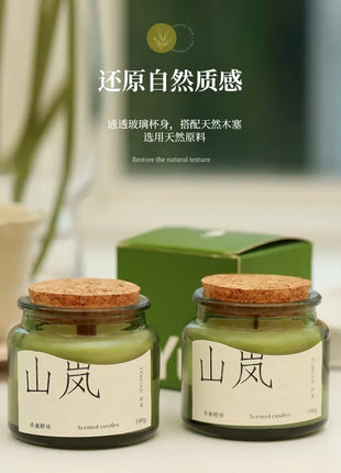 Velas de aromaterapia para interiores, fragancia de luz de larga duración para el hogar, ayuda a dormir, purifica el aire, regalo de cumpleaños