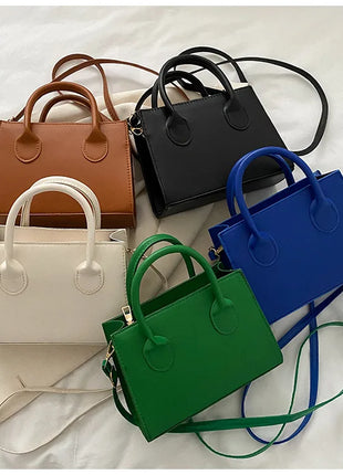 Elegante bolso negro con asas dobles, bolso cruzado elegante, bolso pequeño retro y elegante para mujeres y niñas, uso diario, trabajo, fiesta