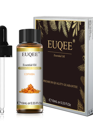 EUQEE 10ML aceites esenciales naturales eucalipto menta vainilla lavanda limón aceite de organo para humidificador DIY jabón, fabricación de velas