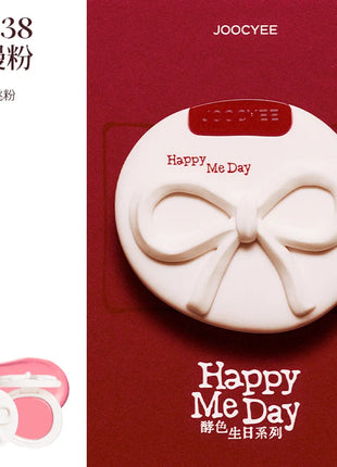 Joocyee-Juego de cosméticos de la serie limitada de cumpleaños, esmalte de labios rojo en polvo, crema colorete, brillo de labios, crema de manos, caja de regalo de cumpleaños