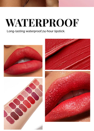 MAGIC CASA Juego de lápiz labial cápsula de 18 colores: mini mate, duradero, resistente al agua, sin transferencia, acabado mate suave