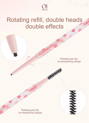 Set de belleza de 8 piezas con maquillaje de lápiz labial, corrector, sombra de ojos, cejas y rubor