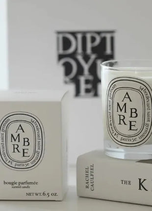 Vela de aromaterapia, velas aromáticas de plantas naturales, fragancia francesa, regalo aromático de compañero de aire duradero fresco y elegante