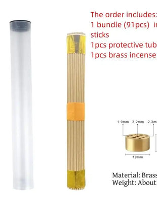 Aroma Natural, fragancia para el hogar, palo de sándalo, fragancia de bendición, fragancia de Buda, palo de sándalo 91/paquete