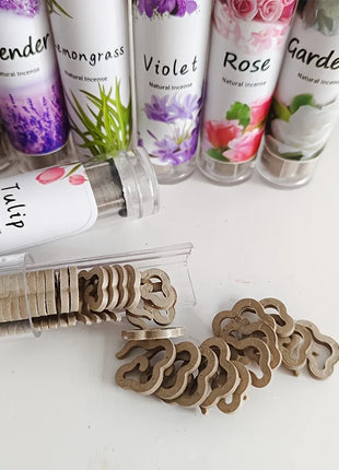 40 varillas de incienso de aromaterapia de madera, fragancia de lavanda, adecuadas para yoga, meditación, hogar, hotel, spa, oficina, purificación de aire, relajación, descompresión, regalo navideño, sin plumas, adecuada