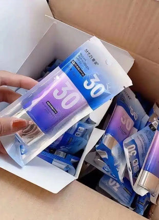 Original SPF30 Shezi protector solar para el cuerpo Facial crema BB blanqueadora leche UV bloqueador solar crema protectora de la piel antienvejecimiento control de aceite