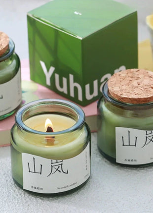 Velas de aromaterapia para interiores, fragancia de luz de larga duración para el hogar, ayuda a dormir, purifica el aire, regalo de cumpleaños