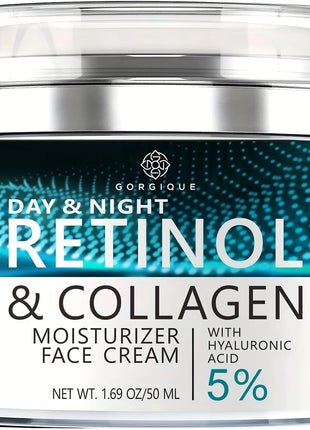 Crema hidratante facial con Retinol, crema hidratante antienvejecimiento para día y noche