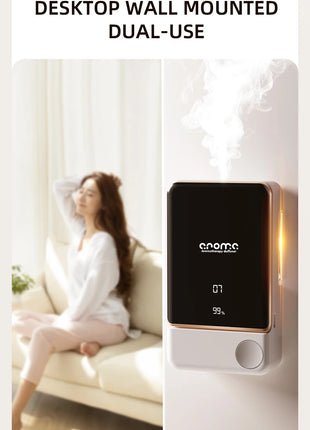Difusor de Aromaterapia para Baño, Difusor de Aroma Inteligente de Pared, Humidificador USB para Oficina en Casa, Dormitorio, Máquina de Aromaterapia de Escritorio