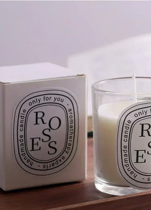 Romantic Transparent Scented Fragrance Candle Light Gift Scented Aromatic Candles Guest Gift Candles Wedding Candles Candle Jar