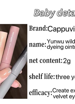 Cappuvini Cloud Mist tinte para cejas sin manchas Natural 3D impermeable de secado rápido crema para teñir cejas cosméticos