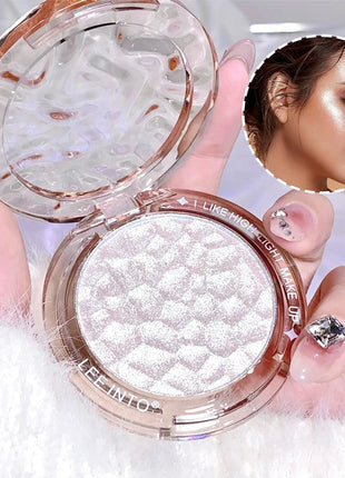 Paleta de contorno de brillo, polvo de alto brillo, brillo natural, corrector de contorno, luz duradera