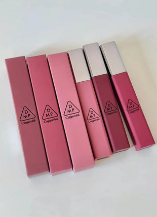 Cappuvini Matte Velvet Lip Glaze Hidratante Suave Lápiz labial de larga duración Maquillaje Brillo de labios