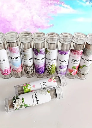 40 varillas de incienso de aromaterapia de madera, fragancia de lavanda, adecuadas para yoga, meditación, hogar, hotel, spa, oficina, purificación de aire, relajación, descompresión, regalo navideño, sin plumas, adecuada