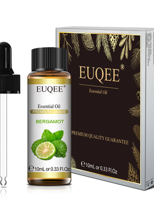EUQEE 10ML aceites esenciales naturales eucalipto menta vainilla lavanda limón aceite de organo para humidificador DIY jabón, fabricación de velas