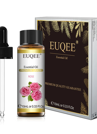 EUQEE 10ML aceites esenciales naturales eucalipto menta vainilla lavanda limón aceite de organo para humidificador DIY jabón, fabricación de velas