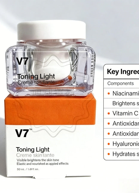 Crema coreana más vendida V7, productos coreanos para el cuidado de la piel, crema facial para el cuidado de la cara, crema hidratante blanqueadora, cosas Sephora