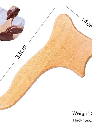 Herramientas de masaje de madera, masajeador de drenaje linfático de madera, herramientas anticelulíticas para dar forma al cuerpo para belleza, Gua Sha, alivio muscular dolorido