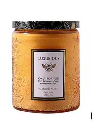 Una vela fragante, latas, decoración de habitación, cera de soja, Aroma sin humo, fragancia de aceite romántica de baja temperatura, Velas de cumpleaños