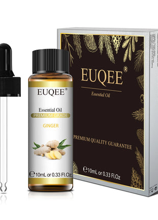 EUQEE 10ML aceites esenciales naturales eucalipto menta vainilla lavanda limón aceite de organo para humidificador DIY jabón, fabricación de velas