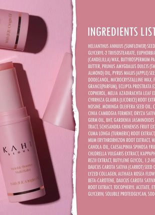 KAHI Multi Balm Stick Todo en Uno Hidratante Labio Ojos Cuello Cuidado Hidratante Base de Maquillaje Cuidado de la Piel Coreano