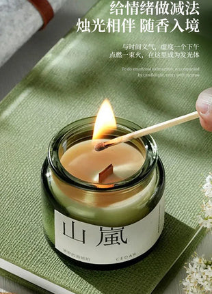 Velas de aromaterapia para interiores, fragancia de luz de larga duración para el hogar, ayuda a dormir, purifica el aire, regalo de cumpleaños