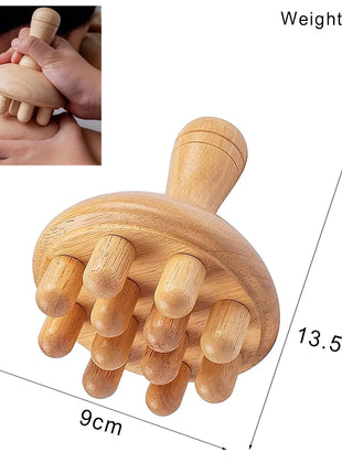Herramientas de masaje de madera, masajeador de drenaje linfático de madera, herramientas anticelulíticas para dar forma al cuerpo para belleza, Gua Sha, alivio muscular dolorido