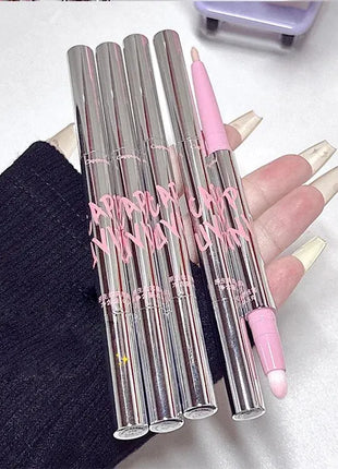 Delineador de labios desnudo con pincel de labios Cappuvini Maquillaje de labios de estilo coreano Lápiz labial mate de terciopelo de larga duración