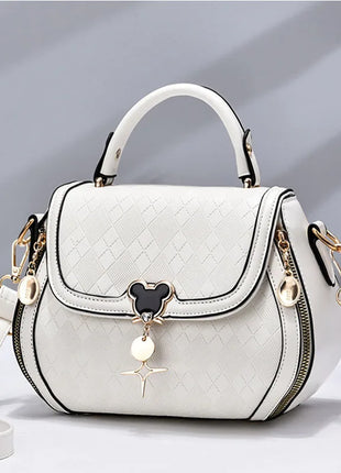 Bolso de mano para mujer, bolso de hombro, bolso principal para mujer, bolso de diseñador de lujo de cuero genuino para mujer, bolso tipo cubo con lazo