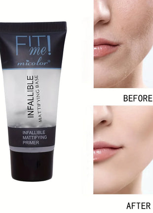 Base de maquillaje Hidratante de larga duración, resistente al agua, antiderramamiento, rápida formación de película, fácil de aplicar antes de aplicar el tubo blando