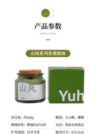 Velas de aromaterapia para interiores, fragancia de luz de larga duración para el hogar, ayuda a dormir, purifica el aire, regalo de cumpleaños