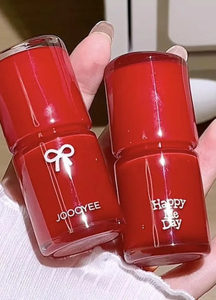 Joocyee-Juego de cosméticos de la serie limitada de cumpleaños, esmalte de labios rojo en polvo, crema colorete, brillo de labios, crema de manos, caja de regalo de cumpleaños