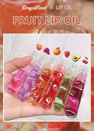 Aceite labial roll-on, brillo labial hidratante e hidratante, bálsamo labial nutritivo líquido para labios suaves y suaves, brillo duradero