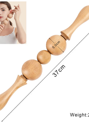 Herramientas de masaje de madera, masajeador de drenaje linfático de madera, herramientas anticelulíticas para dar forma al cuerpo para belleza, Gua Sha, alivio muscular dolorido