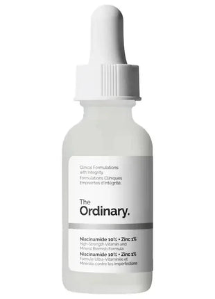 Niacinamida 10% + Zinc 1% Suero 30ml Mejora el brillo de la piel Fortalece la barrera de humedad de la piel Mejora la textura Reduce el exceso de aceite