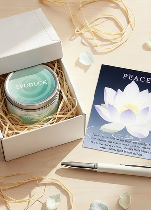 Velas perfumadas de 3 oz, aroma de lavanda y manzanilla con cristales curativos, ideales para regalos navideños, Navidad/Halloween y decoración del hogar