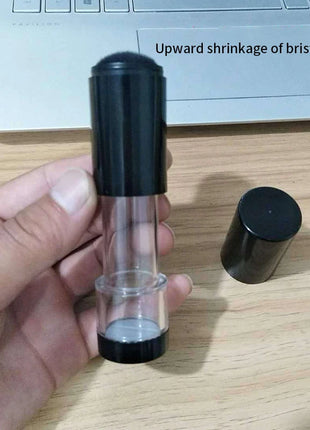 Brochas de maquillaje para cara, base cosmética en polvo, colorete, brocha de maquillaje, brochas de almacenamiento de polvos cosméticos de viaje portátiles, herramienta de belleza