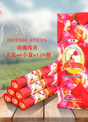 Palillos de incienso indio, aromas surtidos, lavanda, salvia, Yoga, meditación, relajación, atmósfera, palitos fragantes para Aroma casero