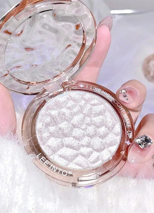 Paleta de contorno de brillo, polvo de alto brillo, brillo natural, corrector de contorno, luz duradera