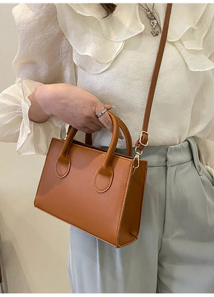 Elegante bolso negro con asas dobles, bolso cruzado elegante, bolso pequeño retro y elegante para mujeres y niñas, uso diario, trabajo, fiesta