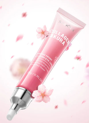 SADOER Sakura crema de ojos Anti ojeras eliminación de ojos bolsas reafirmantes cremas hidratantes para ojos belleza ojos cuidado de la piel