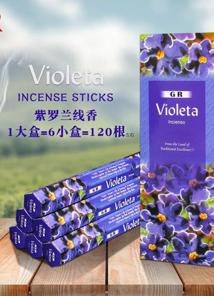 Palillos de incienso indio, aromas surtidos, lavanda, salvia, Yoga, meditación, relajación, atmósfera, palitos fragantes para Aroma casero