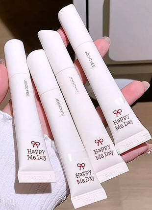 Joocyee-Juego de cosméticos de la serie limitada de cumpleaños, esmalte de labios rojo en polvo, crema colorete, brillo de labios, crema de manos, caja de regalo de cumpleaños